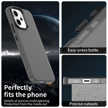 Противоударный чехол Candy Series на OPPO Reno14 5G Global - черный