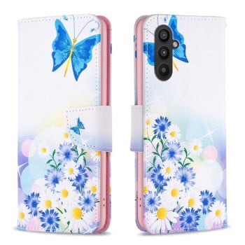 Чехол-книжка Colored Drawing Pattern для Samsung Galaxy A24 4G - Butterfly Love