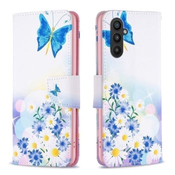 Чехол-книжка Colored Drawing Pattern для Samsung Galaxy A25 5G - Love