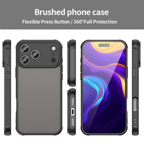 Чехол Fan Dun Series TPU Hybrid PC на iPhone 17 Pro Max - черный