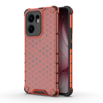Противоударный чехол Honeycomb на OPPO Reno13 F 5G Global - красный