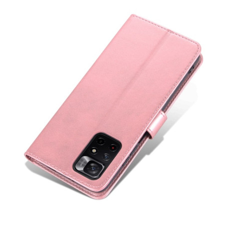 Чехол-книжка AZNS Skin Feel Calf для Xiaomi Redmi Note 11 / Poco M4 Pro 5G - розовое золото