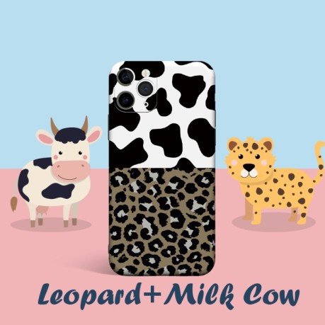 Протиударний чохол Precision Hole для iPhone 11 - Leopard + Milk Cow