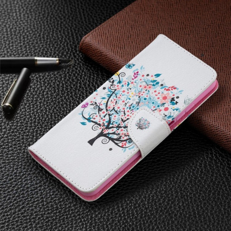 Чехол-книжка Colored Drawing Series на Xiaomi Mi 10T / 10 Pro - Little Tree