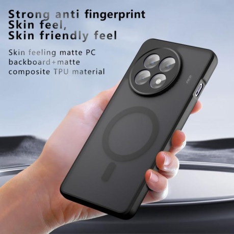 Протиударний чохол Armor MagSafe Precise Hole PC Hybrid для OnePlus 13R/Ace 5/Ace 5 Pro/5 Pro/13R Pro XL - чорний