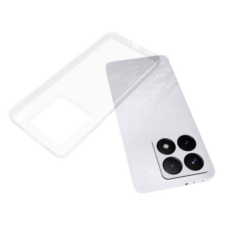 Противоударный чехол Waterproof Texture для Xiaomi 14T - прозрачный