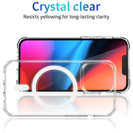 Противоударный чехол Magnetic Four Corner Airbags (Magsafe) для  iPhone 16 Pro Max - прозрачный