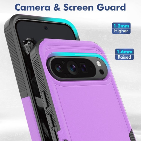 Протиударний чохол Armor 2 in 1 для Google Pixel 9 Pro XL - фіолетовий