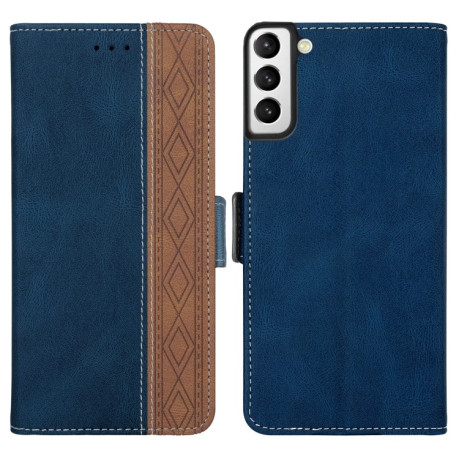 Чехол-книжка Stitching Side-Magnetic RFID для Samsung Galaxy S23 5G - синий