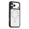 Чехол Carbon Fiber Texture Vegan Leather Magnetic с карбоновой текстурой и магнитом на iPhone 18 Pro — белый