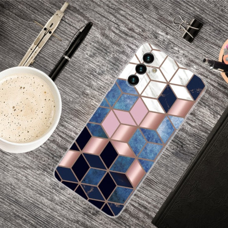 Противоударный чехол Abstract Marble Pattern для Samsung Galaxy A04s/A13 5G - Cube