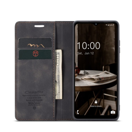Шкіряний чохол CaseMe-013 Multifunctional на Samsung Galaxy A14 5G - чорний