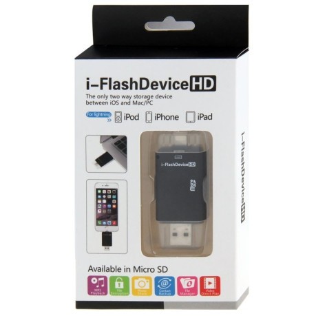 Кардридер i-Flash Drive Micro SD для iPhone, iPad, iPod touch