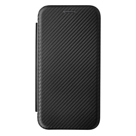 Чехол-книжка Carbon Fiber Texture на Xiaomi Mi 12 5G - черный