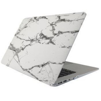 Мраморный Чехол Marble Water Decals White для Macbook Pro 13.3