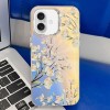 Чохол Electroplating Laser Flower Texture для iPhone 16 - Pear Blossom