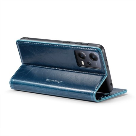 Чехол-книжка CaseMe 003 Series на Xiaomi Redmi Note 12 5G / Poco X5 - синий