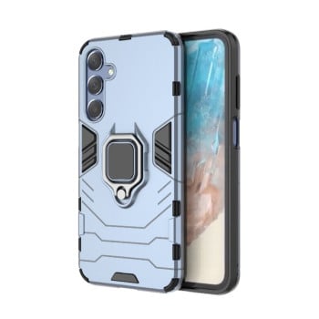 Протиударний чохол Magnetic Ring з підставкою на  Samsung Galaxy M35 - синій