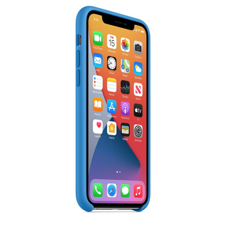 Силіконовий чохол Silicone Case Surf Blue на iPhone 11 Pro-преміальна якість