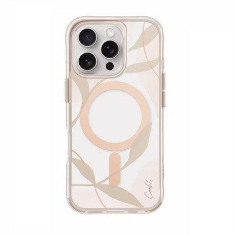 Оригінальний чохол Uniq Coehl Verdure Magnetic Charging для iPhone 16 Pro - Transparent