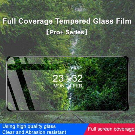 Захисне скло IMAK 9H Full Screen Film Pro+ Version на Xiaomi Redmi Note 12 Pro/ Poco X5 Pro 5G - чорне