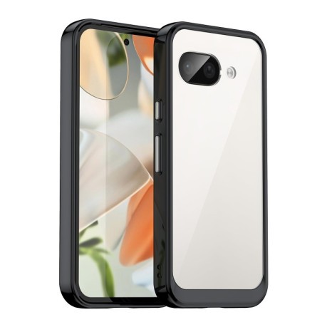 Противоударный чохол Colorful Acrylic Series для Google Pixel 9a - черный