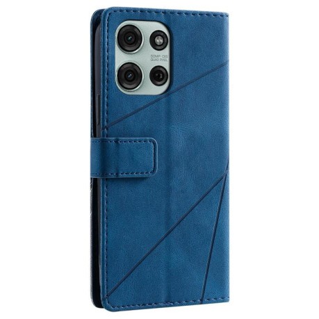 Чохол-книжка Skin Feel Splicing для Motorola Moto G75 5G - синій