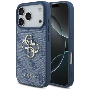 Оригинальный чехол Guess 4G Big Logo на iPhone 17 Pro / 18 Pro - Blue
