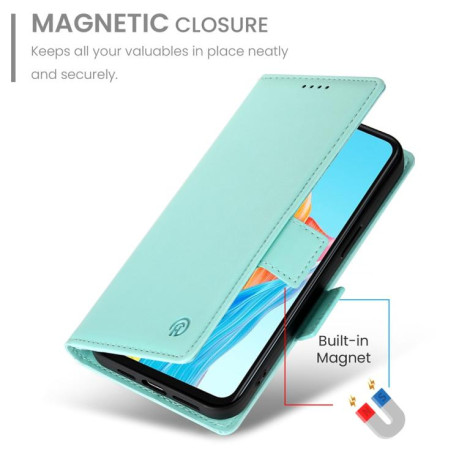 Чехол-книжка Side Buckle Magnetic Frosted Leather для OPPO A5 PRO 5G - зеленый