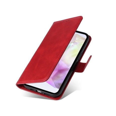 Чохол-книжка Classic Calf Texture  для Samsung Galaxy A36 5G - червоний