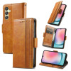 Чехол-книжка Dual-side Magnetic Buckle для Samsung Galaxy A35 - хаки