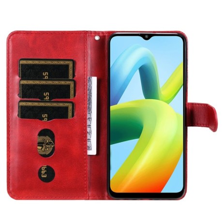 Чохол-книжка Fashion Calf Texture для Xiaomi Redmi A1+/A2+ - червоний