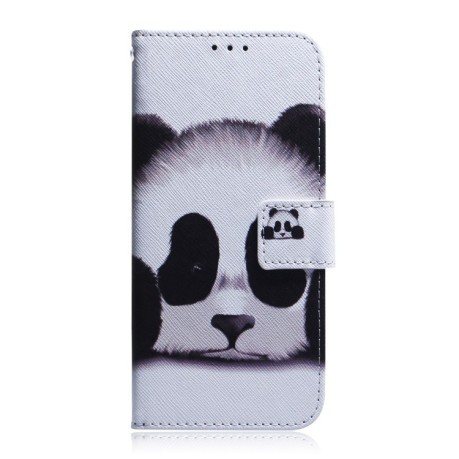 Чехол-книжка Coloured Drawing для Samsung Galaxy M33 5G - Panda