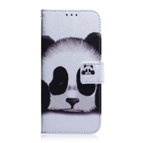 Чехол-книжка Coloured Drawing для iPhone 16e - Panda