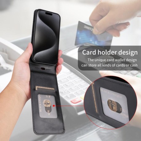 Чехол Magnetic Vertical Flip Leather для Infinix Hot 50 Pro 4G - черный
