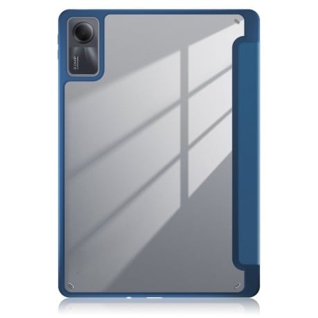 Чехол-книжка Acrylic 3-Fold Solid Color Smart Leather  для Xiaomi Redmi Pad SE - синий