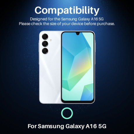 Защитное стекло NORTHJO Glitter Camera Lens Protector Tempered Glass Metal Ring на Samsung Galaxy A16 5G - серебристое