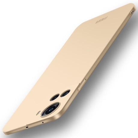 Ультратонкий чехол MOFI Frosted на OnePlus Ace 5G / 10R 5G - золотой