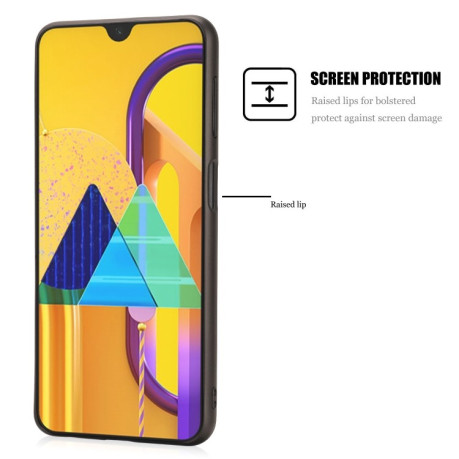 Протиударний чохол Calfskin для Samsung Galaxy A32 5G-синій