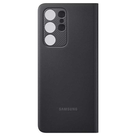 Оригинальный чехол-книжка Samsung Clear View Standing Cover для Samsung Galaxy S21 Ultra black