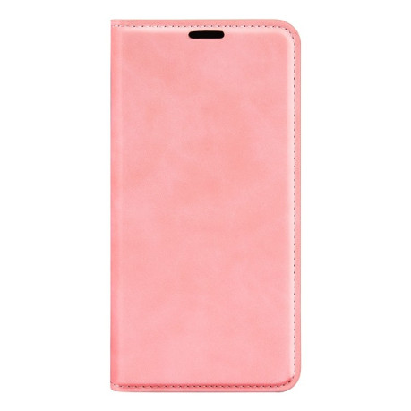 Чохол-книжка Retro Skin Feel Business Magnetic для Samsung Galaxy A35 - рожевий