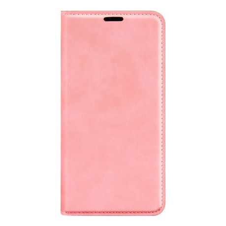 Чехол-книжка Retro Skin Feel Business Magnetic на Samsung Galaxy S24 FE 5G - розовый