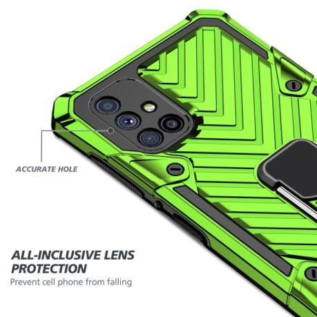 Противоударный чехол Cool Armor на Samsung Galaxy M51 - светло-зеленый