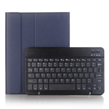 Чохол - клавіатура Lambskin Bluetooth Touch Keyboard Leather для iPad Pro 11 2024 - синій