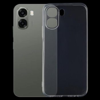 Ультратонкий силиконовый чехол 075mm на OPPO A6x 4G — прозрачный