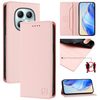 Чехол-книжка RC01 Dual-Folded Magnetic Suction RFID на Xiaomi Redmi Note 15 4G / 5G /Poco M8  — розовый