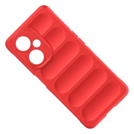 Силиконовый чехол Magic Flannel для OnePlus Nord CE 3 -красный