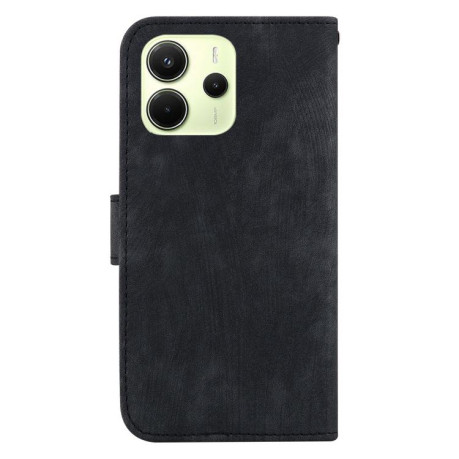 Чехол-книжка Little Tiger Embossed Leather на  Xiaomi Redmi Note 14 4G 164.48mm - черный