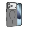 Протиударний чохол Kalebol Metal Lens Frame MagSafe Frosted PC для iPhone 17 Pro Max - сірий