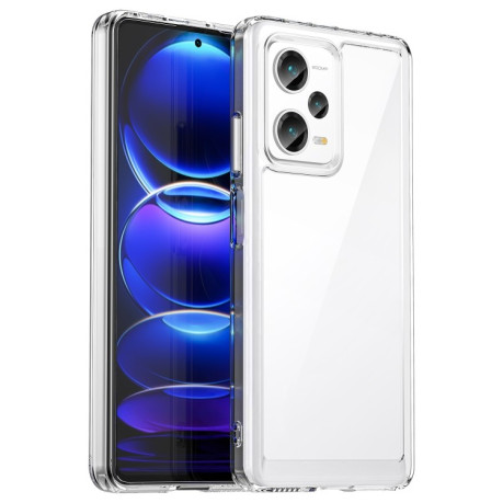 Противоударный чехол Colorful Acrylic Series для Xiaomi Redmi Note 12 Pro+ - прозрачный